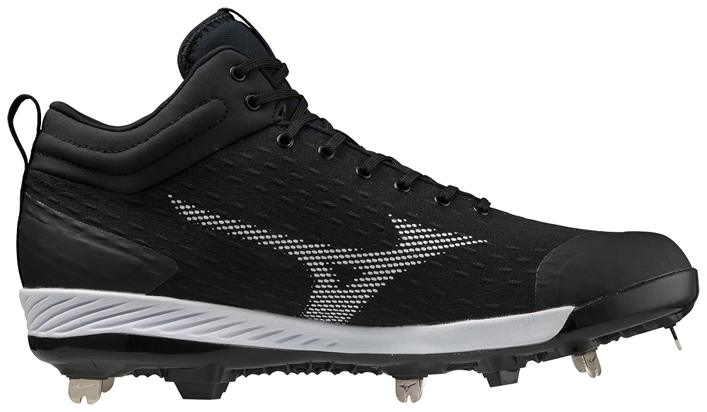 Mizuno Dominant 4 Mid Men's Metal Baseball Cleat 5 Mizuno Dominant 4 Mid Men's Metal Baseball Cleat - Image 3