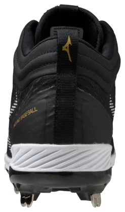 Mizuno Dominant 4 Mid Men's Metal Baseball Cleat 12 Mizuno Dominant 4 Mid Men's Metal Baseball Cleat -Mizuno 320672 9000 05
