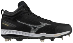 Mizuno Dominant 4 Mid Men's Metal Baseball Cleat 13 Mizuno Dominant 4 Mid Men's Metal Baseball Cleat -Mizuno 320672 9000 06