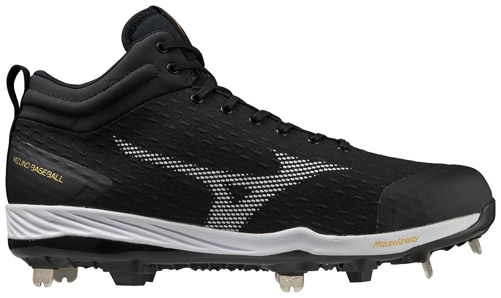 Mizuno Dominant 4 Mid Men's Metal Baseball Cleat 8 Mizuno Dominant 4 Mid Men's Metal Baseball Cleat - Image 6