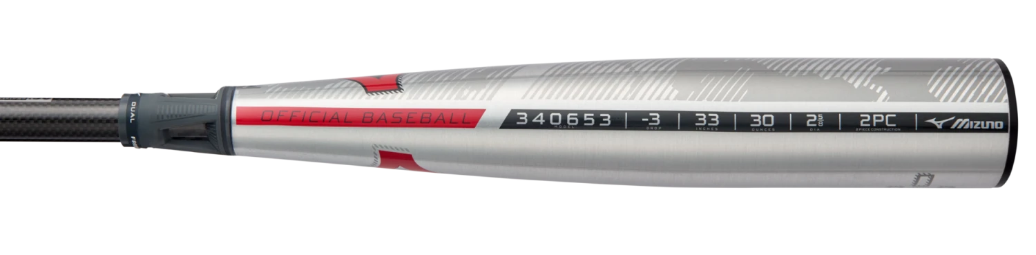 Mizuno DUALITY HYBRID BBCOR Baseball Bat (-3) 6 Mizuno DUALITY HYBRID BBCOR Baseball Bat (-3) - Image 4