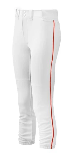 Mizuno Women's Belted Piped Softball Pant -Mizuno 350314 0010