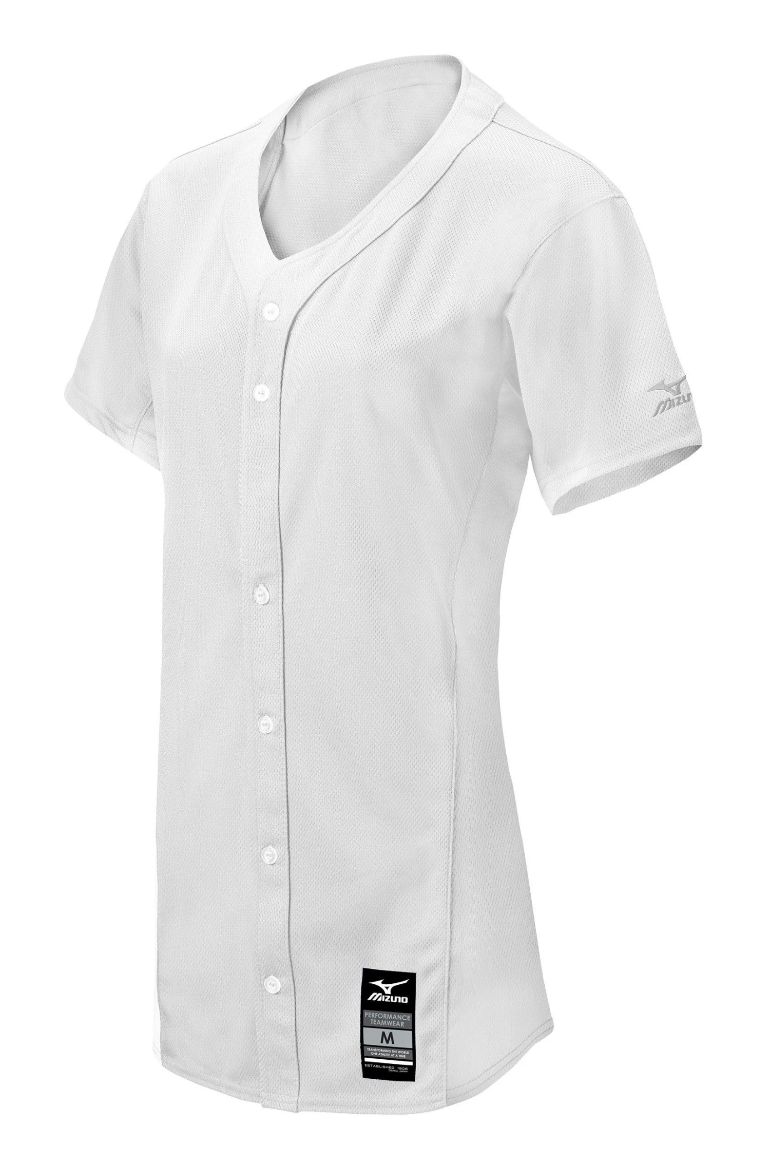 Mizuno Girls Pro Full Button Game Softball Jersey 3 Mizuno Girls Pro Full Button Game Softball Jersey
