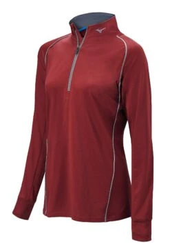 Mizuno Women's Comp 1/2 Zip Long Sleeve Pullover 24 Mizuno Women's Comp 1/2 Zip Long Sleeve Pullover -Mizuno 350589 3U3U