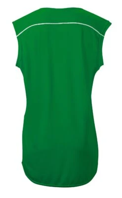 Mizuno Womens Elite 2-Button Game Jersey Sleeveless -Mizuno 350604 4100 01