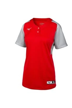 Mizuno Youth Aerolite 2-Button Softball Jersey -Mizuno 350716 1091