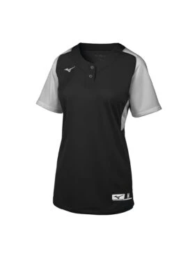 Mizuno Youth Aerolite 2-Button Softball Jersey -Mizuno 350716 9091