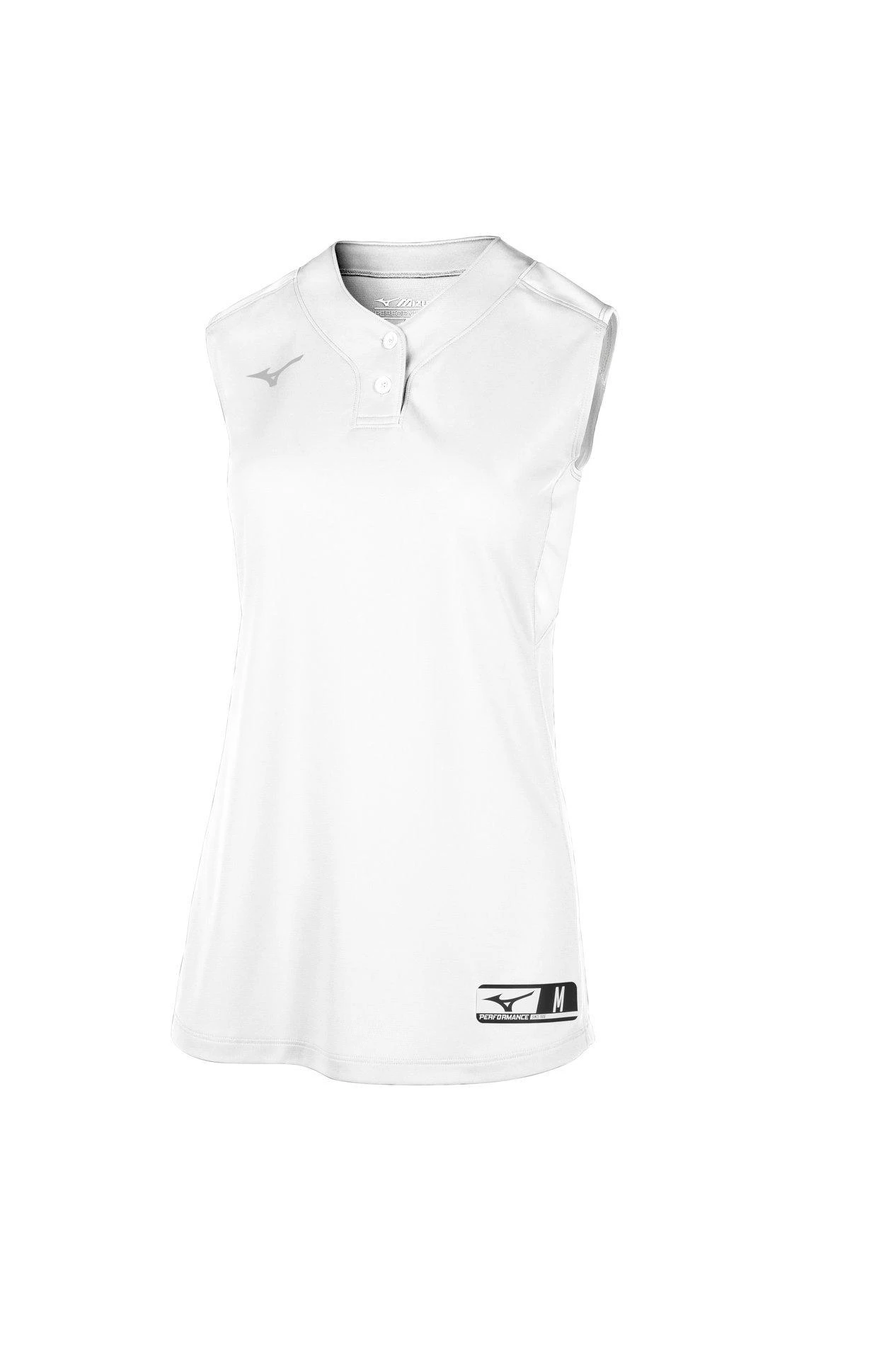 Mizuno Youth Aerolite 2-Button Sleeveless Softball Jersey 3 Mizuno Youth Aerolite 2-Button Sleeveless Softball Jersey
