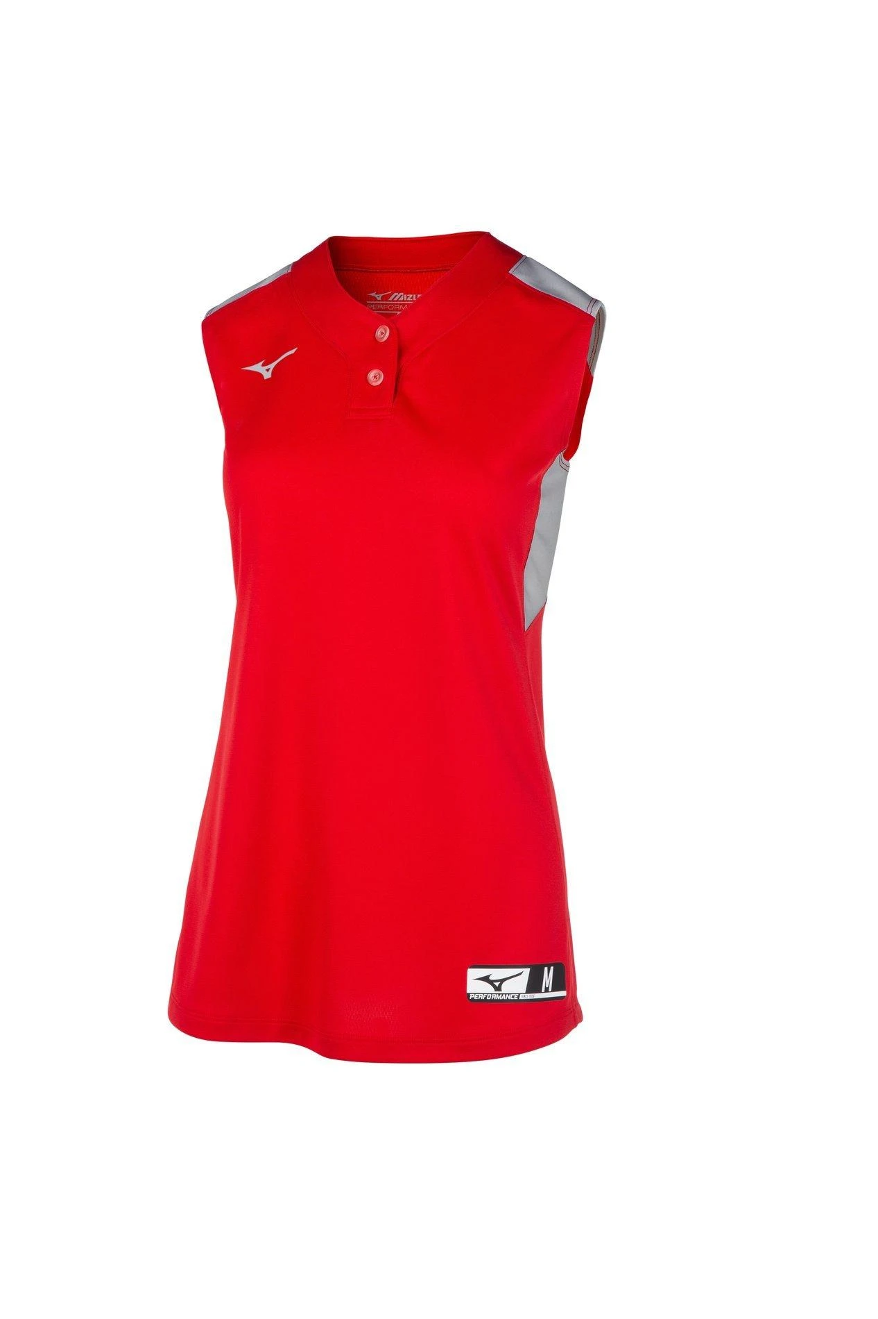 Mizuno Youth Aerolite 2-Button Sleeveless Softball Jersey 5 Mizuno Youth Aerolite 2-Button Sleeveless Softball Jersey - Image 3