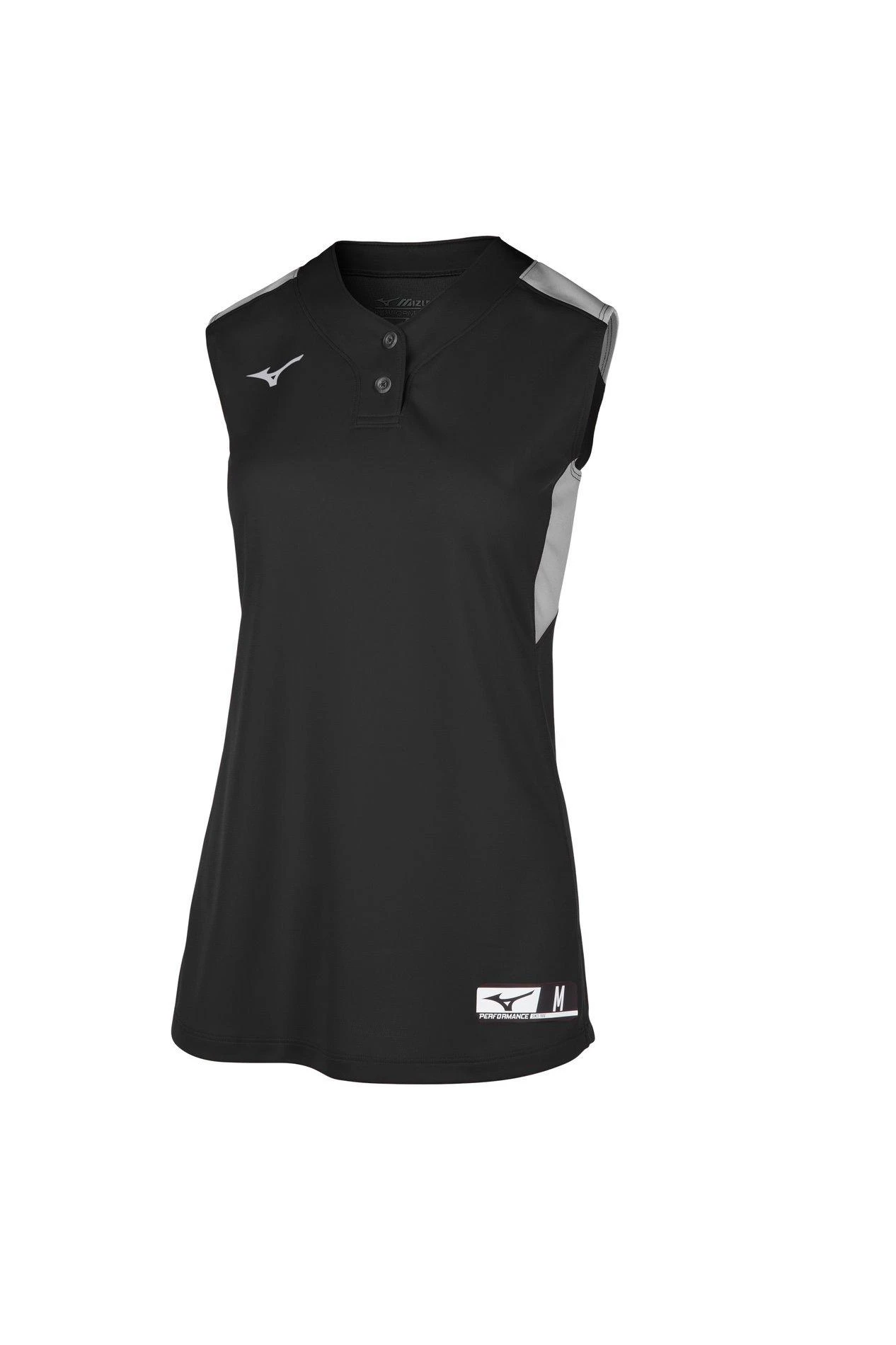 Mizuno Youth Aerolite 2-Button Sleeveless Softball Jersey 7 Mizuno Youth Aerolite 2-Button Sleeveless Softball Jersey - Image 5