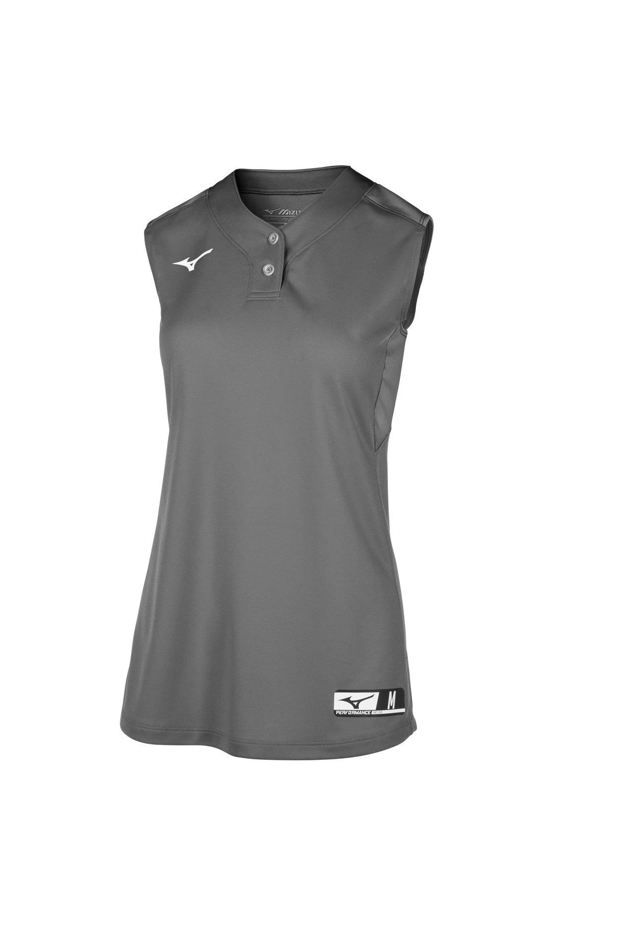 Mizuno Youth Aerolite 2-Button Sleeveless Softball Jersey 15 Mizuno Youth Aerolite 2-Button Sleeveless Softball Jersey - Image 13
