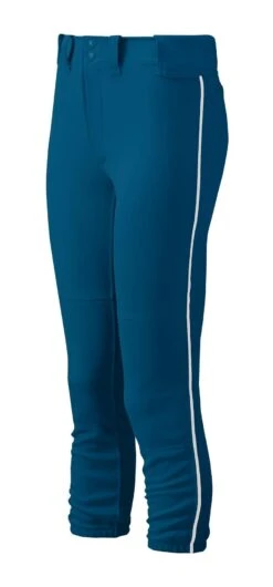 Mizuno Youth Girl's Belted Piped Softball Pant -Mizuno 350963 5100