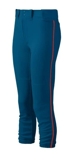 Mizuno Youth Girl's Belted Piped Softball Pant -Mizuno 350963 5110