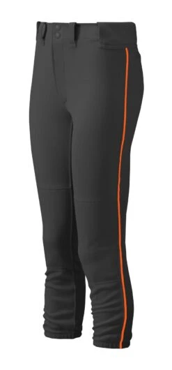 Mizuno Youth Girl's Belted Piped Softball Pant -Mizuno 350963 9020