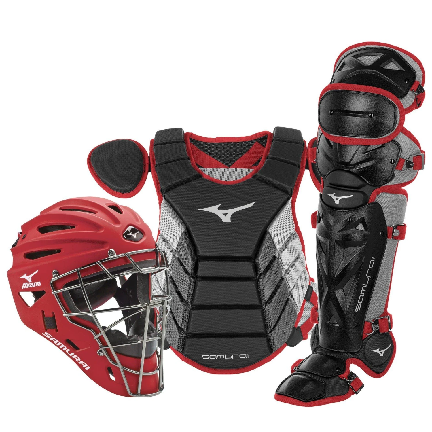 Mizuno Samurai Adult 16" Baseball Boxed Catcher's Gear Set 5 Mizuno Samurai Adult 16" Baseball Boxed Catcher's Gear Set - Image 3