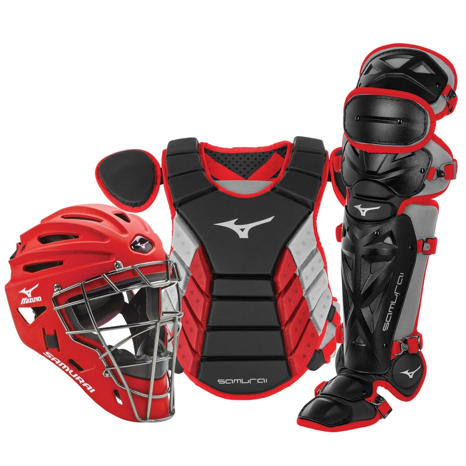 Mizuno Samurai Adult 15" Baseball Boxed Catcher's Gear Set 4 Mizuno Samurai Adult 15" Baseball Boxed Catcher's Gear Set - Image 2
