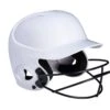 Mizuno MVP Series Solid Batting Helmet With Fastpitch Softball Mask -Mizuno 380433 0000