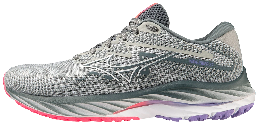 Mizuno Women's Wave Rider 27 D Running Shoe 14 Mizuno Women's Wave Rider 27 D Running Shoe - Image 12