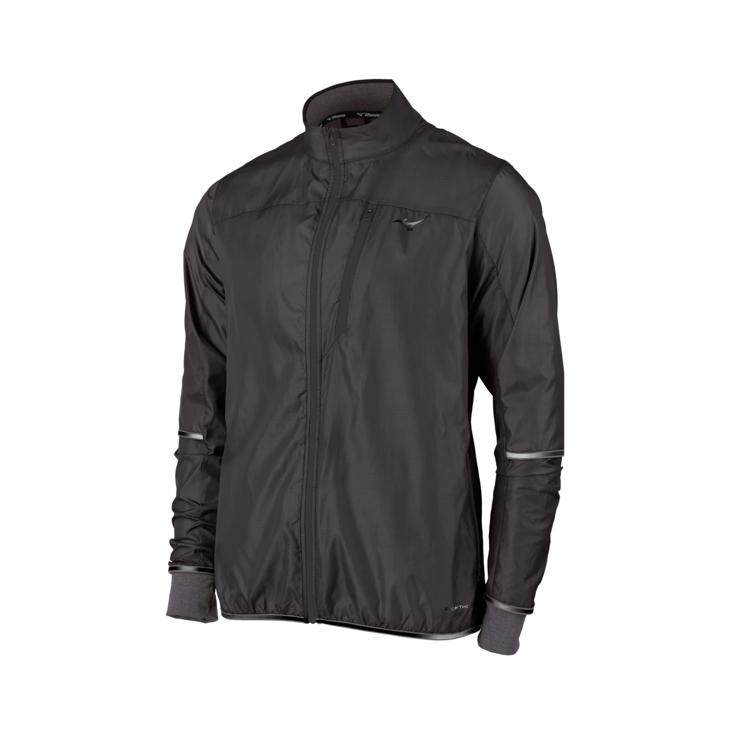 Mizuno Men's Breath Thermo® FZ Running Jacket 5 Mizuno Men's Breath Thermo® FZ Running Jacket - Image 3