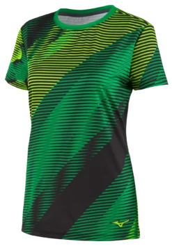 Mizuno Women's Printable ECO Short Sleeve Running Tee -Mizuno 422191 4L4L