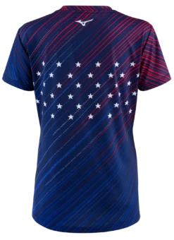 Mizuno Women's Printable ECO Short Sleeve Running Tee -Mizuno 422191 MEME 02