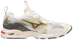Mizuno Wave Rider 10, White/Gold -Mizuno 590027 0074 03